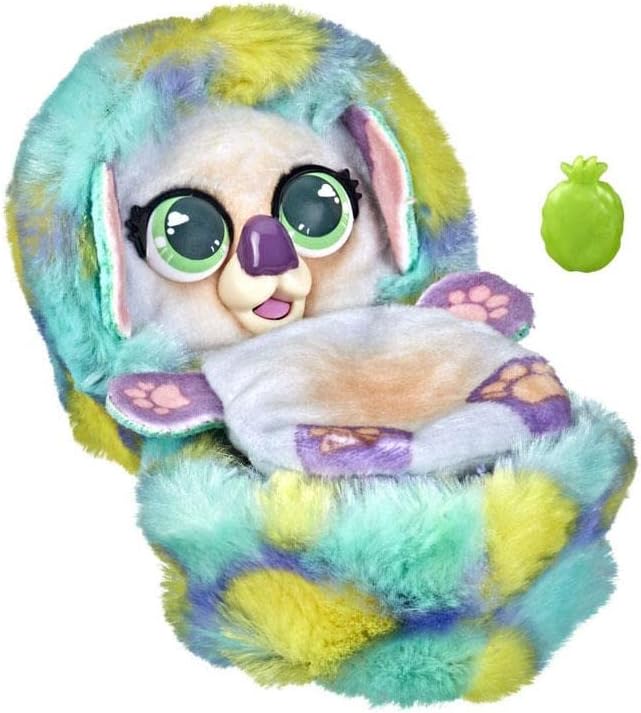 furReal Rollies Plüschspielzeug, Überraschungstierchen, Geräusche, Überraschungsaccessoire, 9 Sammel