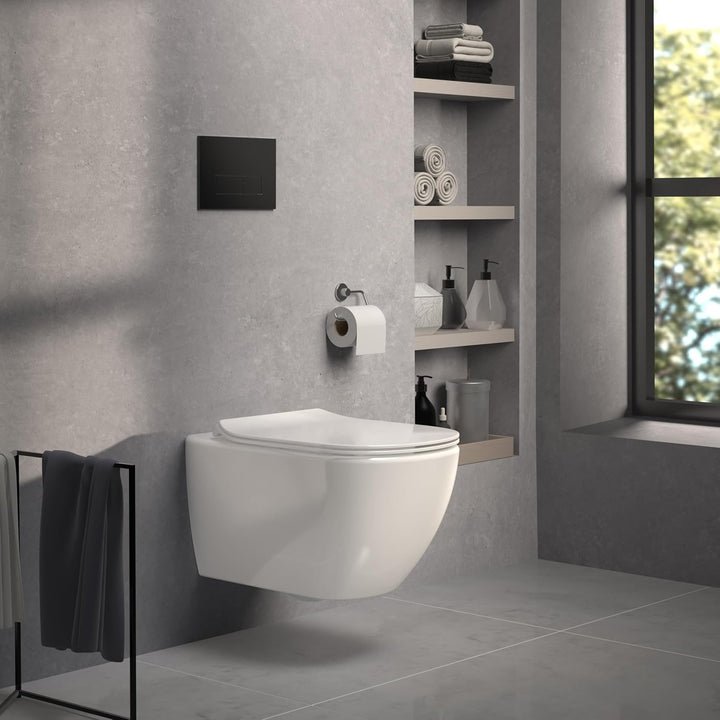 Ideal Standard T352701 Copriwater originale Slim dedicato serie Tesi New, chiusura rallentata, bianc
