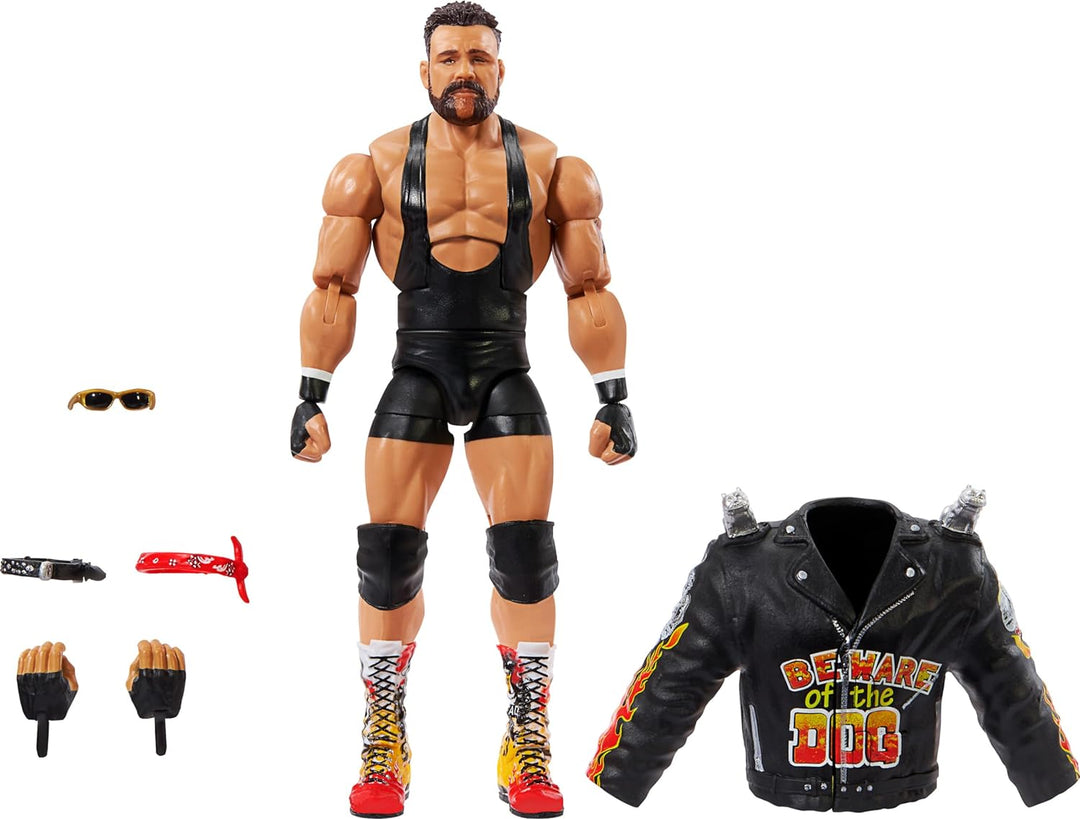 Mattel WWE Rick Steiner Elite Collection Actionfigur mit Zubehör, Artikulation und lebensechten Deta
