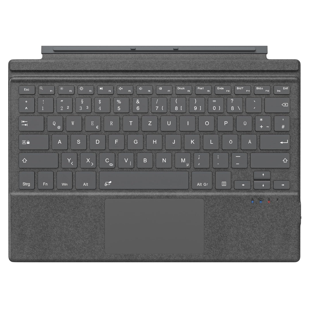MoKo Touchpad Tastatur für Microsoft Surface Pro 7+/7/6/5/4/3, QWERTZ Layout Kabellose Bluetooth Typ