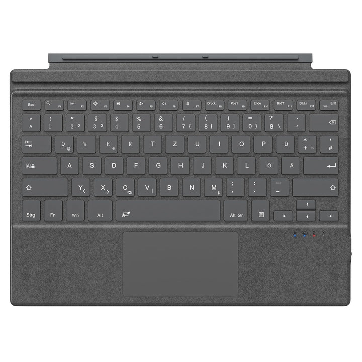 MoKo Touchpad Tastatur für Microsoft Surface Pro 7+/7/6/5/4/3, QWERTZ Layout Kabellose Bluetooth Typ