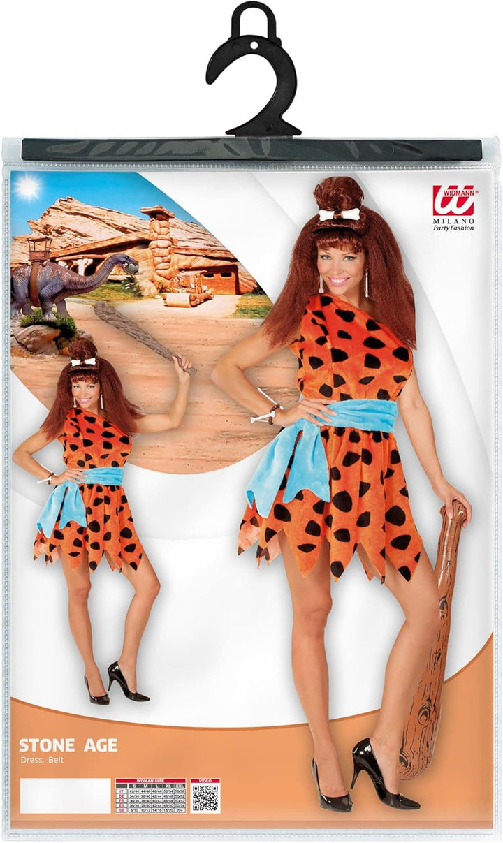 "STONEAGE WOMAN" (dress, belt) - (XXL), XXL