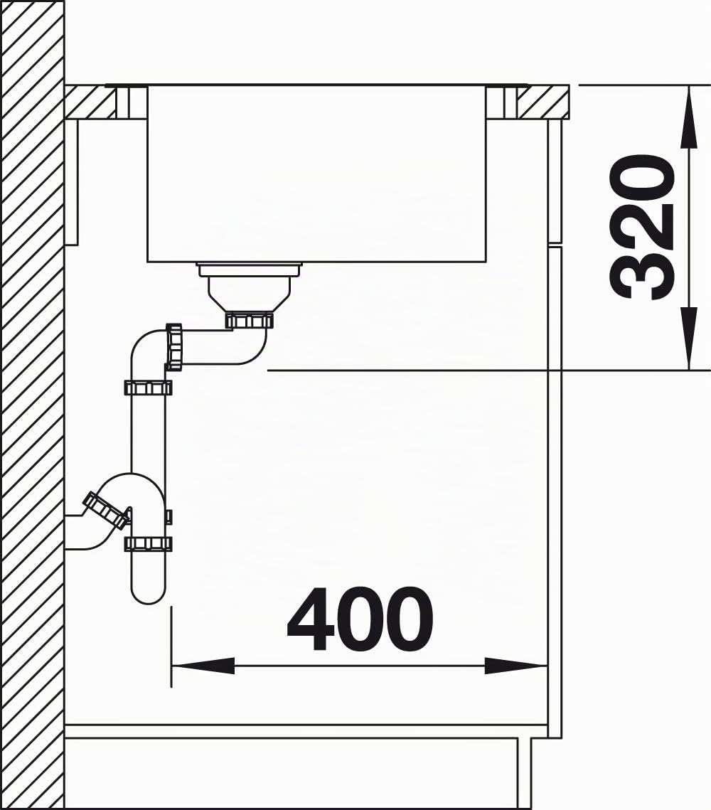 BLANCO ANDANO XL 6 S-IF | Edelstahl | Einbauart: Einbau von Oben &amp; Flächenbündig | Hauptbecken recht