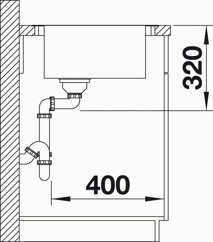 BLANCO ANDANO XL 6 S-IF | Edelstahl | Einbauart: Einbau von Oben &amp; Flächenbündig | Hauptbecken recht