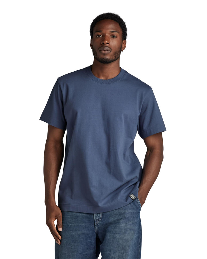G-STAR RAW Herren Essential Loose T-Shirts XS Blau (Vintage Indigo D23471-c784-g278), XS Blau (Vinta