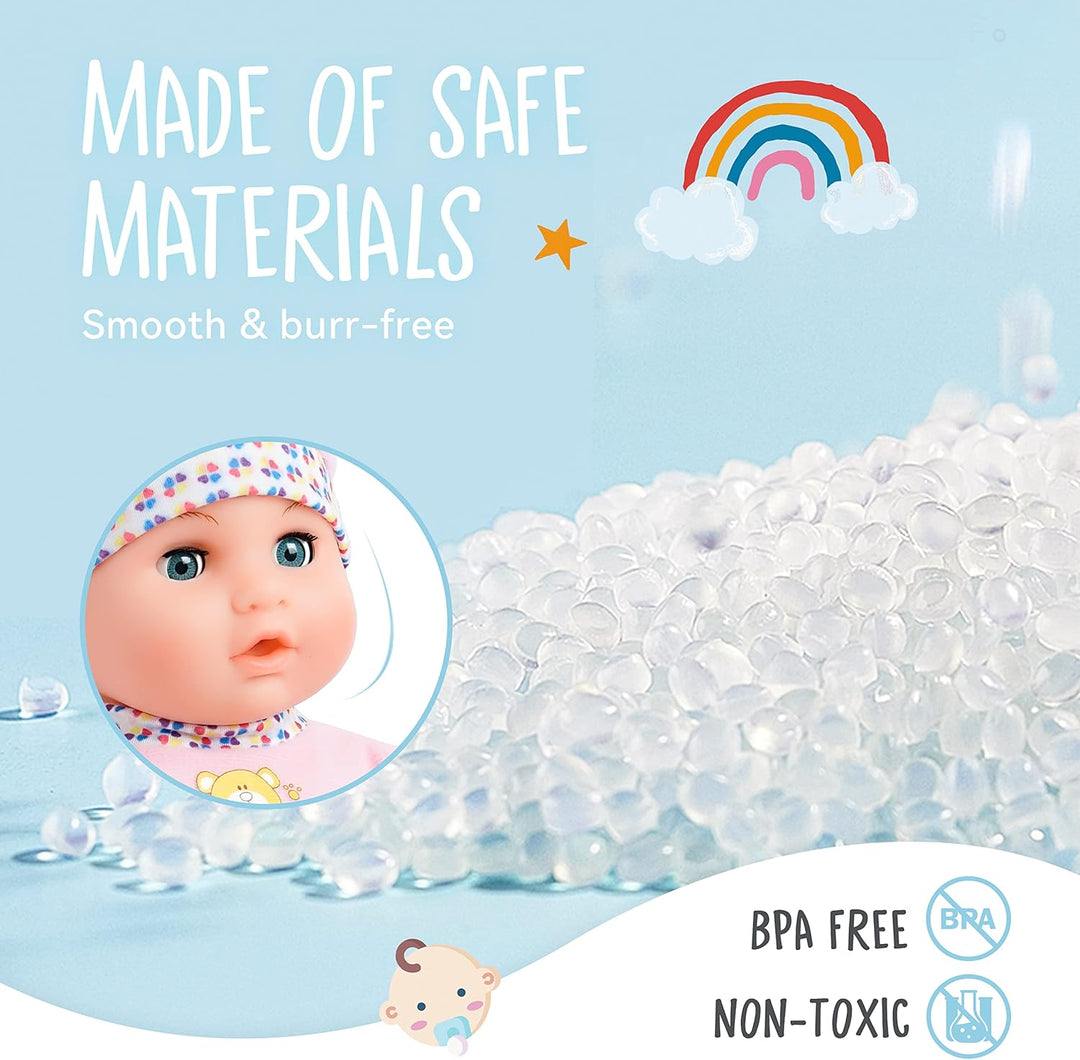 Toy Choi's Baby Puppe – Sprechende 40cm Puppen für Mädchen ab 2 Jahren mit Geräuschen und lustigem F