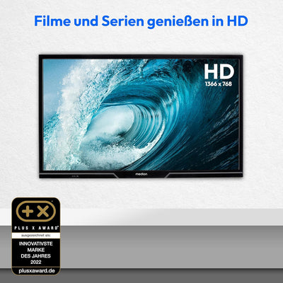 MEDION P12431 (MD 29240) 59,8 cm (24 Zoll) HD Fernseher (Android TV, Smart TV, HDR, Netflix, Prime V