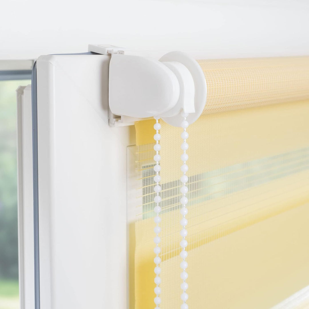 Duo Rollo Klemmfix - 100 x 160 cm Lemon Yellow/lichtdurchlässig/stufenlos verstellbar/leichte Innen-