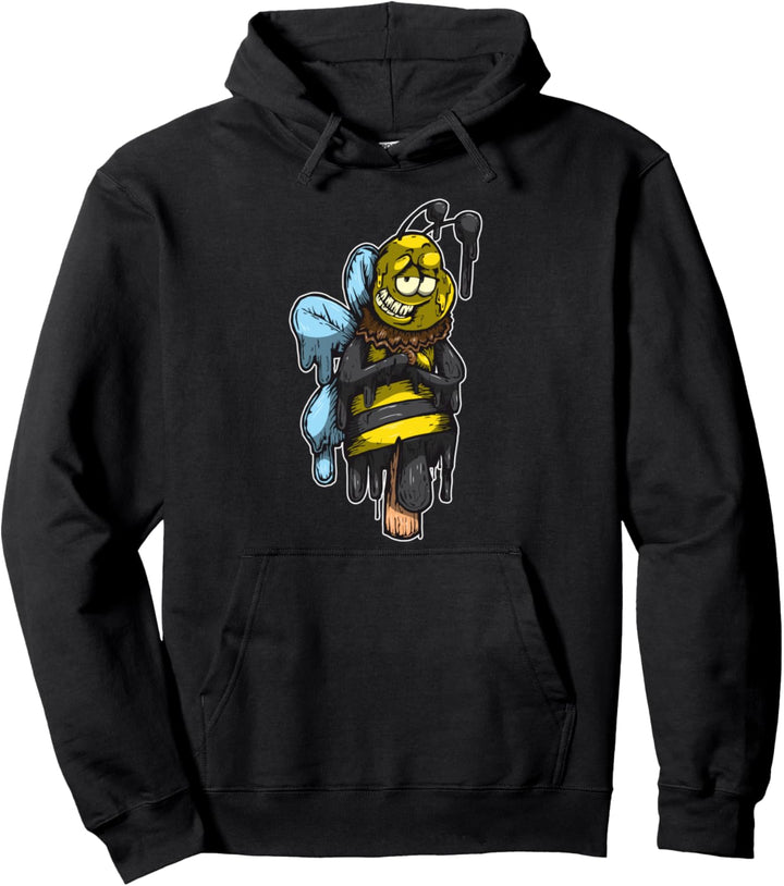 Schmelzende Biene Eis - Eiscremeförmige Tiere Pullover Hoodie
