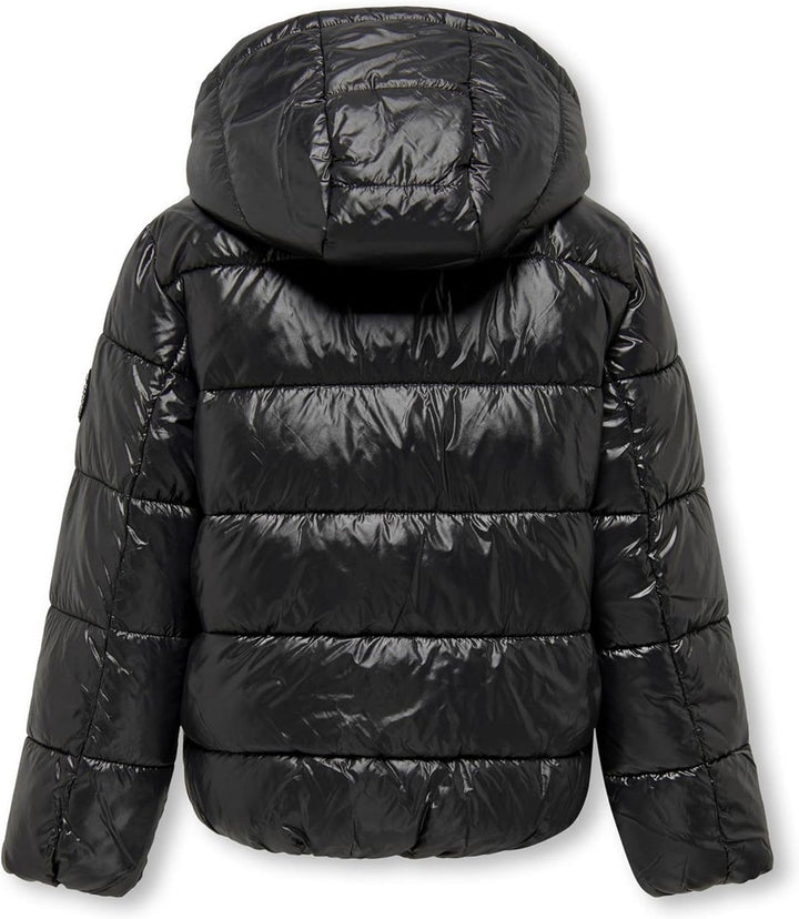 ONLY girl Jacke Abnehmbare Kapuze Steppjacke 146 Schwarz, 146 Schwarz