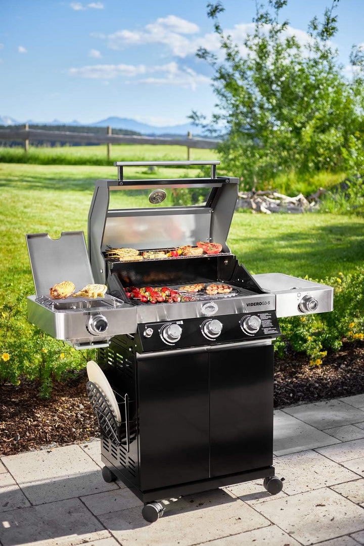RÖSLE VARIO Grillrost RS, Hochwertiger Grillrost aus emailliertem Gusseisen, Grillbranding, 30 cm