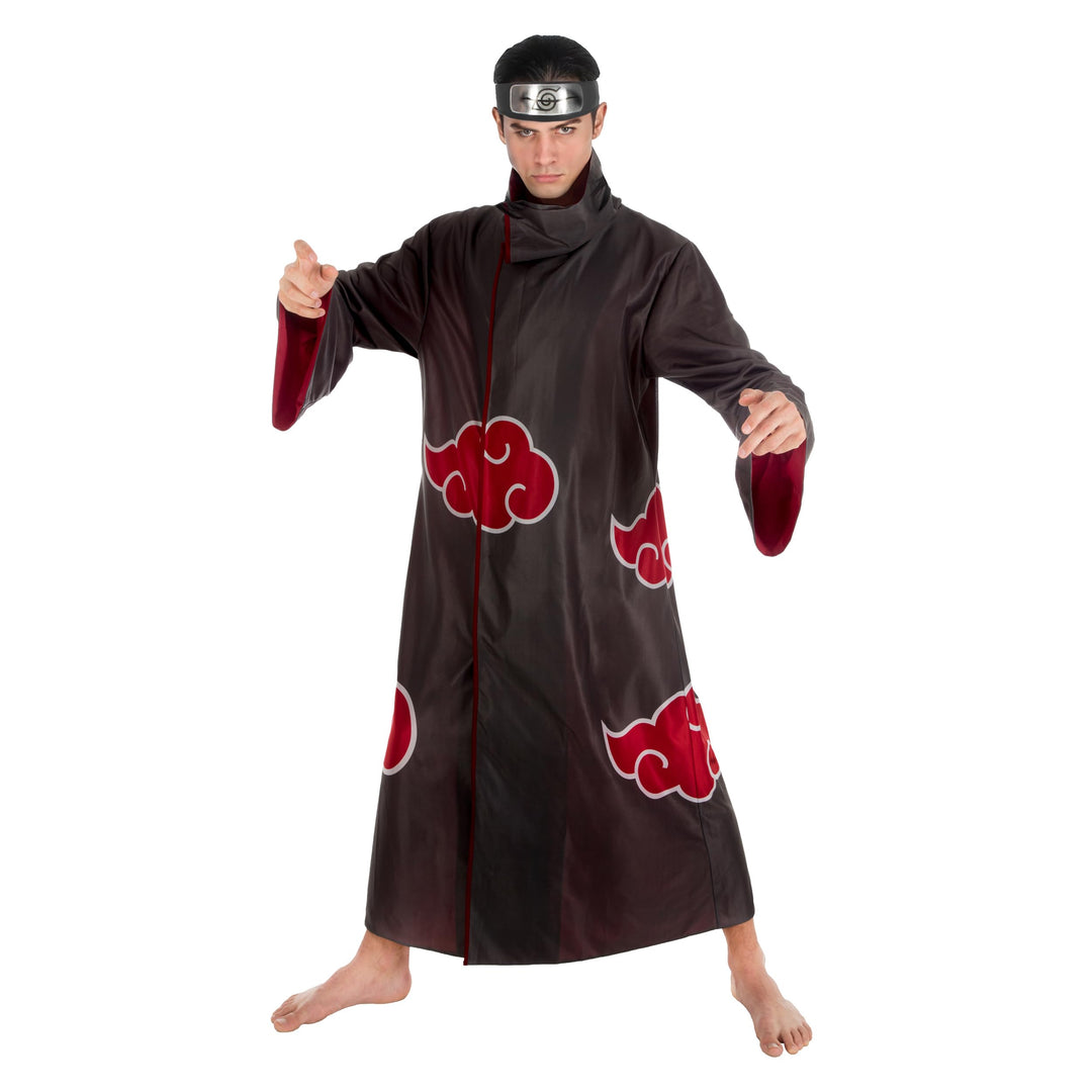 Chaks - Itachi Uchiha Kostümset, offizielles Naruto Outfit, 2-teilig für Erwachsene, Anime Accessoir