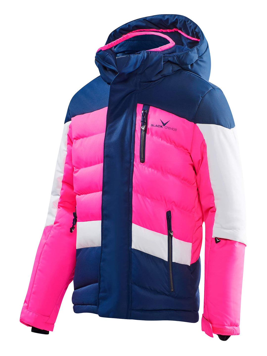 Black Crevice Kinder Skijacke I Kinder-Skijacke Grössen I Wind- & wasserdichte Kinder-Winderjacke I