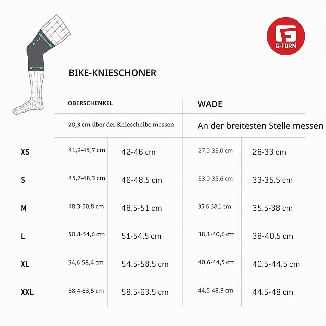 G-Form Pro-X3 Mountain Bike Knieschützer - Knieschützer für Damen und Herren - Schwarz/Weiss, Erwach