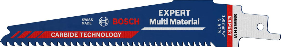 Bosch Professional 10x Expert ‘Multi Material’ S 956 XHM Säbelsägeblatt (für Gusseisen, Länge 150 mm