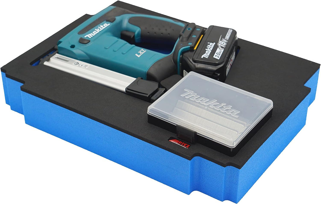 Aptex. Schaumeinlage passend für Makita Elektrotacker DST 221 für MakPac Gr. 2-3
