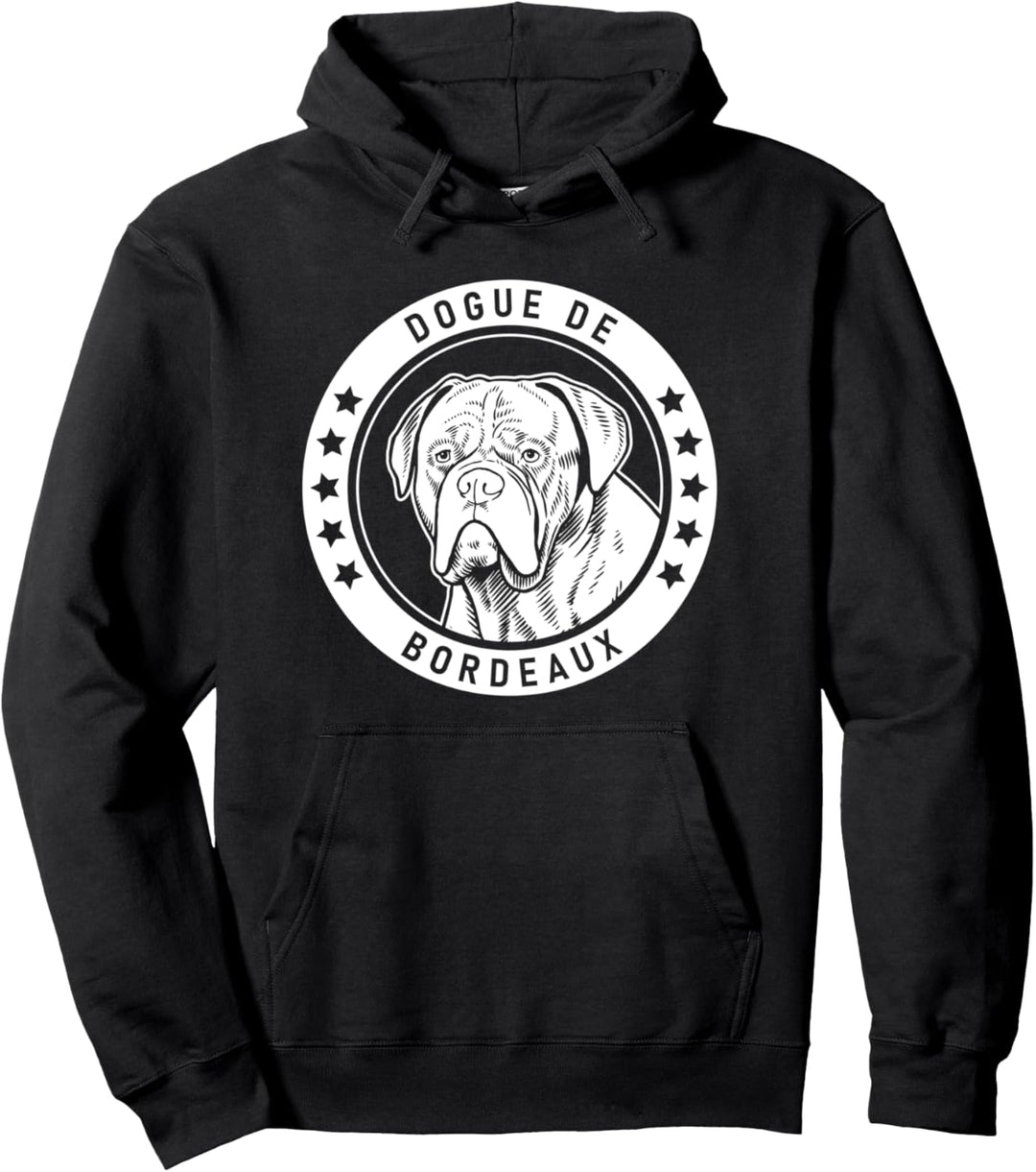 Dogge de Bordeaux Fan Design Pullover Hoodie