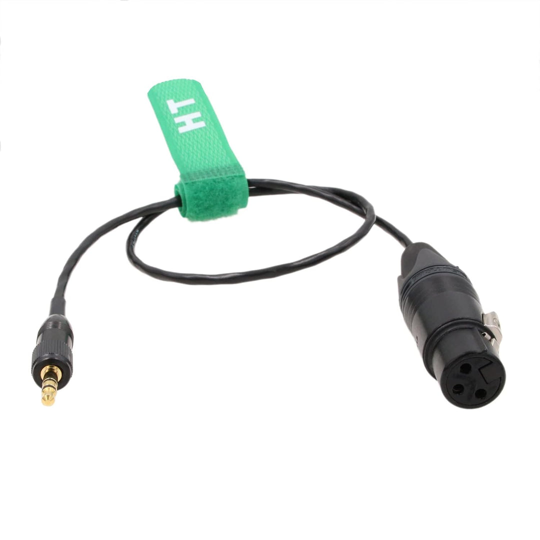 UWP Transmitter Verriegelung 3,5 mm Mikrofon Audio Kabel XLR 3-polig Buchse für Sony Wireless Bodypa