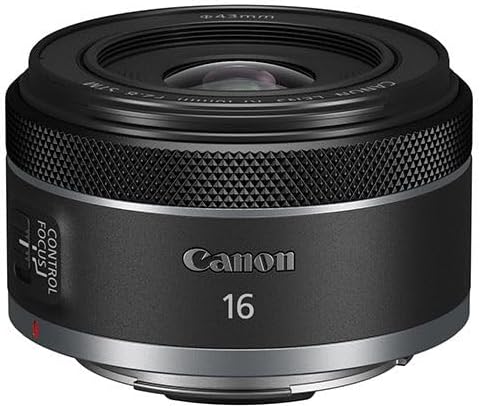 Canon Objektiv RF 16mm F2.8 STM Ultra Weitwinkel-Objektiv für Kameras der Canon EOS R Serie (Festbre