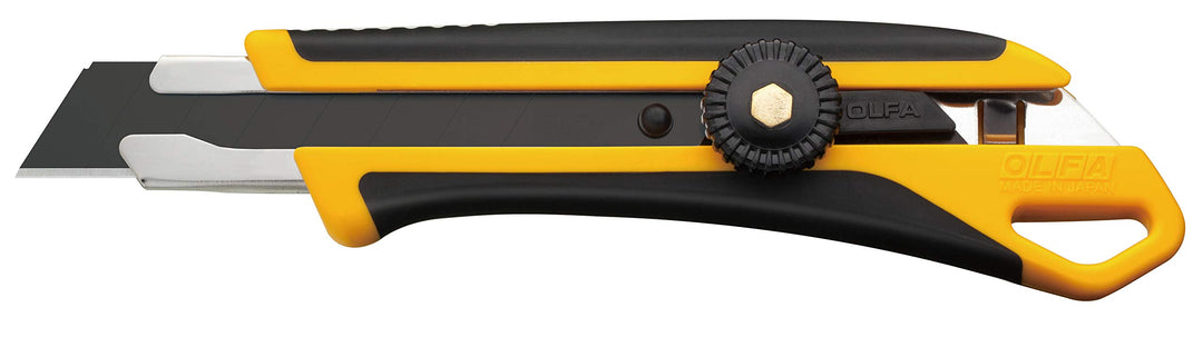 OLFA L-7 - Cutter con bloqueo manual y cuchilla Excel Black de 18 mm