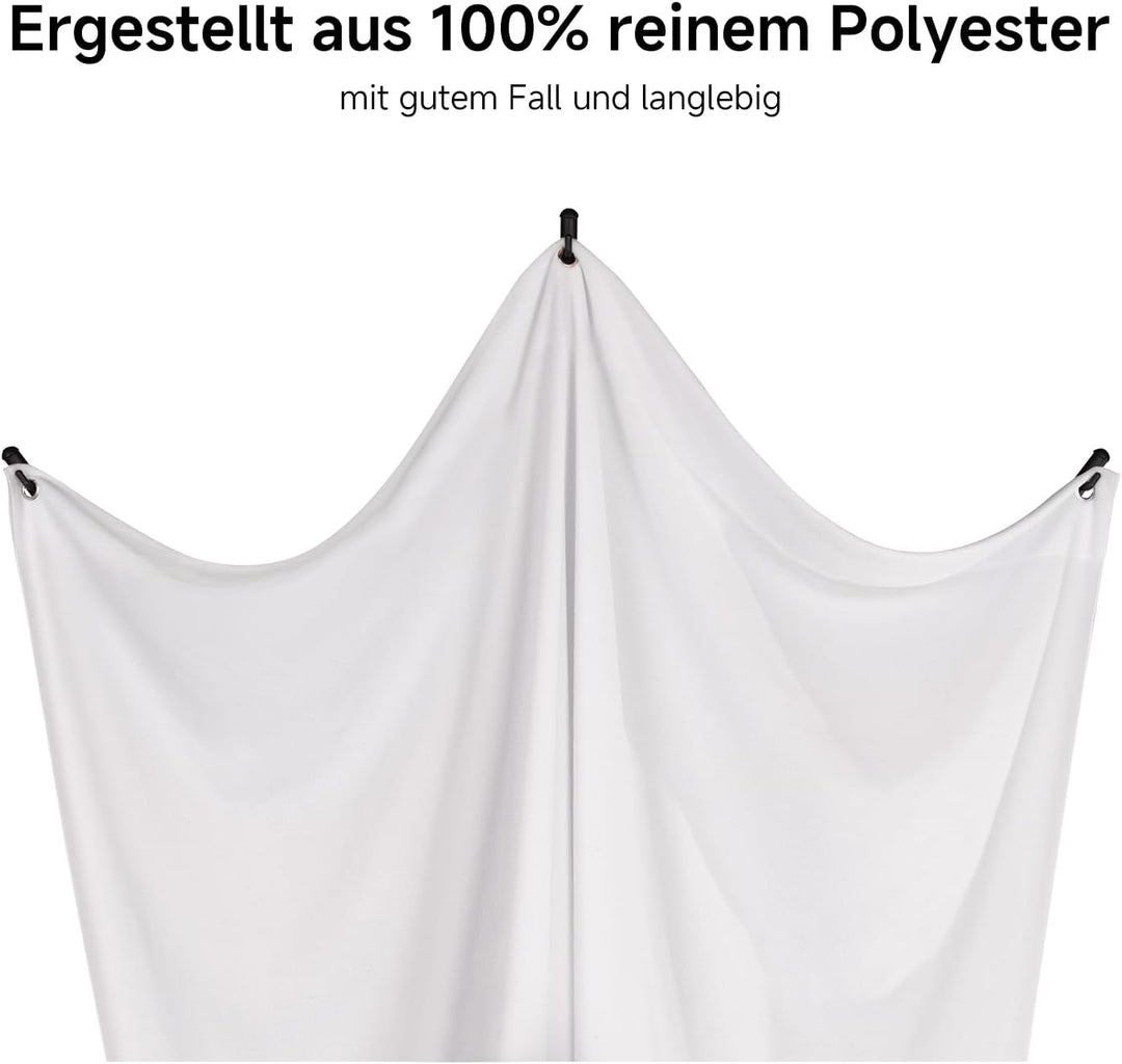Rollei Hintergrund 210 x 150 cm Rollei X-Drop Hintergrund-System; Greenscreen; perfekt für Indoor un