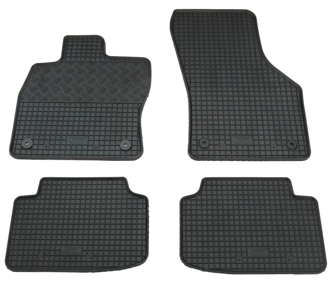AD Tuning RI902396 Gummifussmatten Set, 4-teilig, Gummi Fussmatten