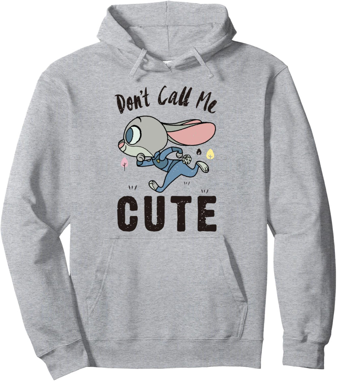 Disney Zootopia Judy Hopps Don't Call Me Cute Pullover Hoodie