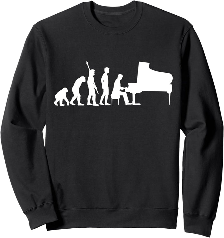 Klavier Pianist Klavierspieler Flügel Musiker I Evolution Sweatshirt