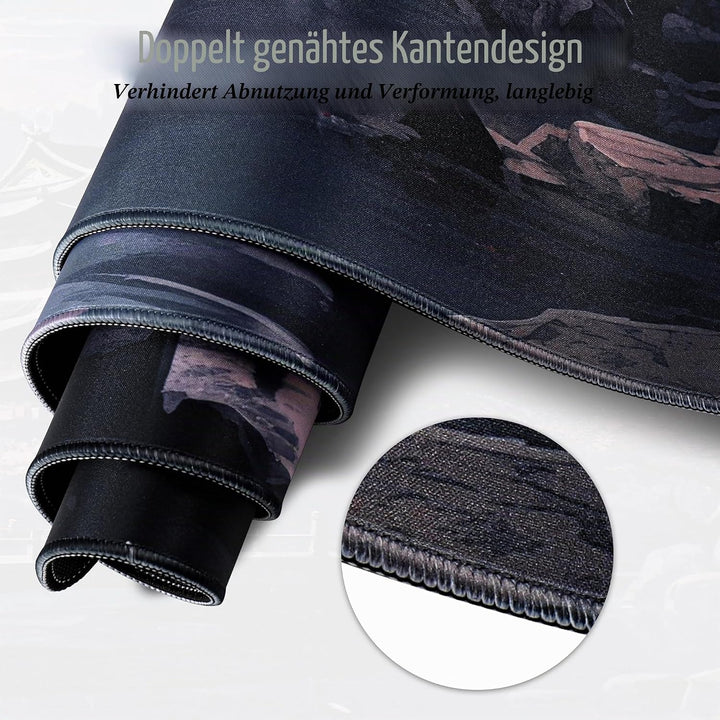 XXL Gaming Mauspad - 1200 x 400mm Mousepad - Schunterlage Large Size - verbessert Präzision und Gesc