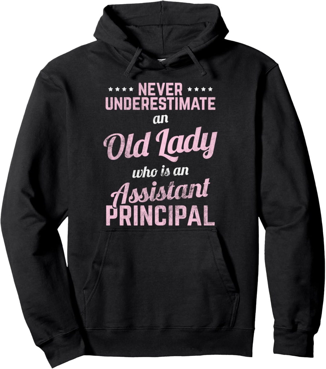 Old Lady Assistant Principal Stellvertretende Schulleiterin Pullover Hoodie