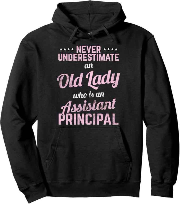 Old Lady Assistant Principal Stellvertretende Schulleiterin Pullover Hoodie