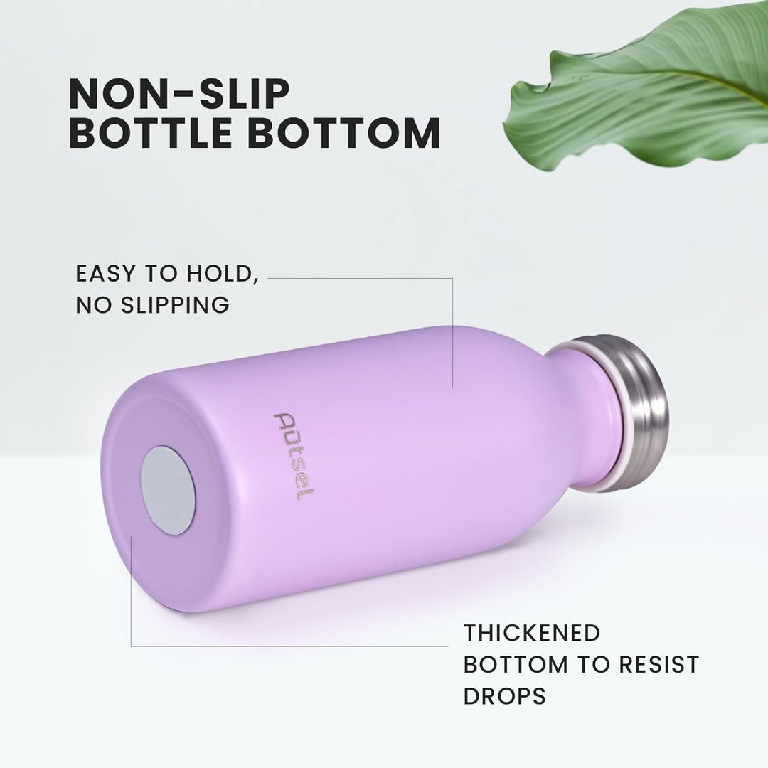 Trinkflasche Thermo Edelstahl 350ml für Heisse und Kalte Getränke für Büro Sport Outdoor Camping Tar