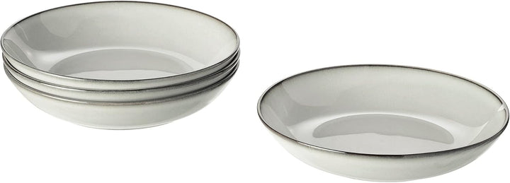 IKEA GLADELIG tiefer Teller, 21 cm, grau