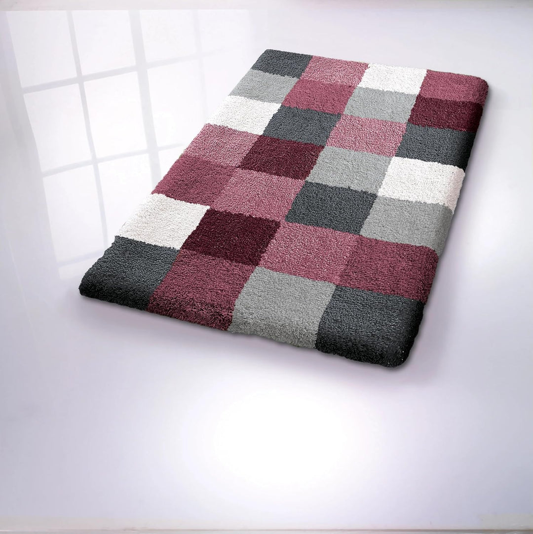 Kleine Wolke 5426407225 Badteppich Caro, 70 x 120 cm, Old Rose Old Rose 70 x 120 cm, Old Rose 70 x 1