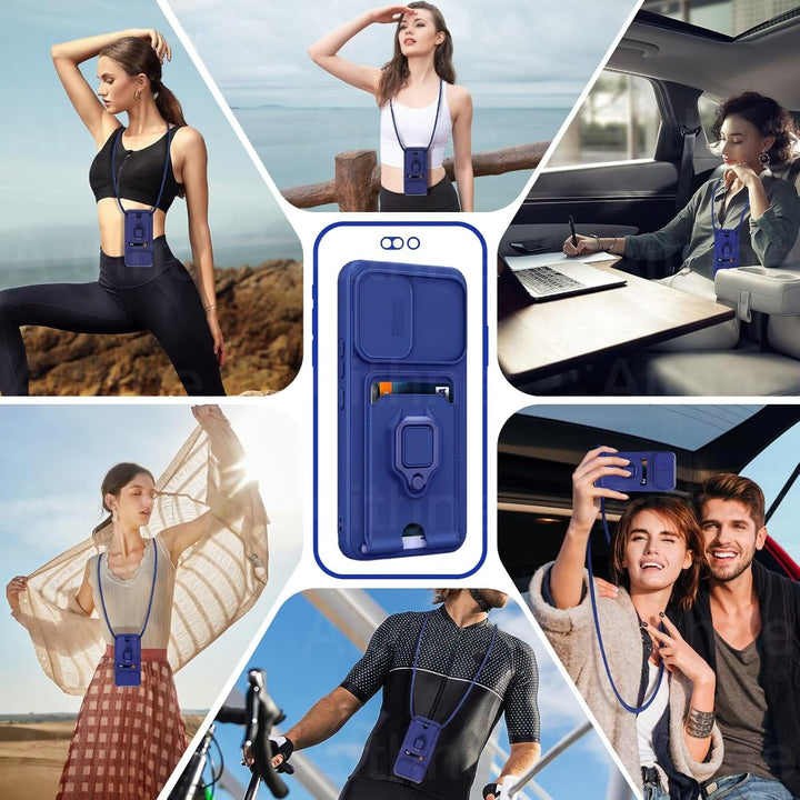 Case für Xiaomi Mi 11 Lite 5G/Mi 11 Lite 4G/Mi 11 Lite 5G NE Handykette Hüll,Slide kameraschutz,Sili