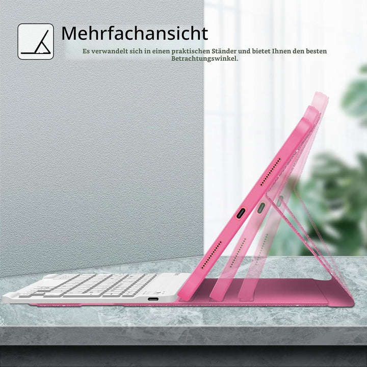 FINTIE Hülle mit Tastatur für iPad (A16) 11/10 Generation (2025/2022, 11/10.9 Zoll), Schutzhülle mit