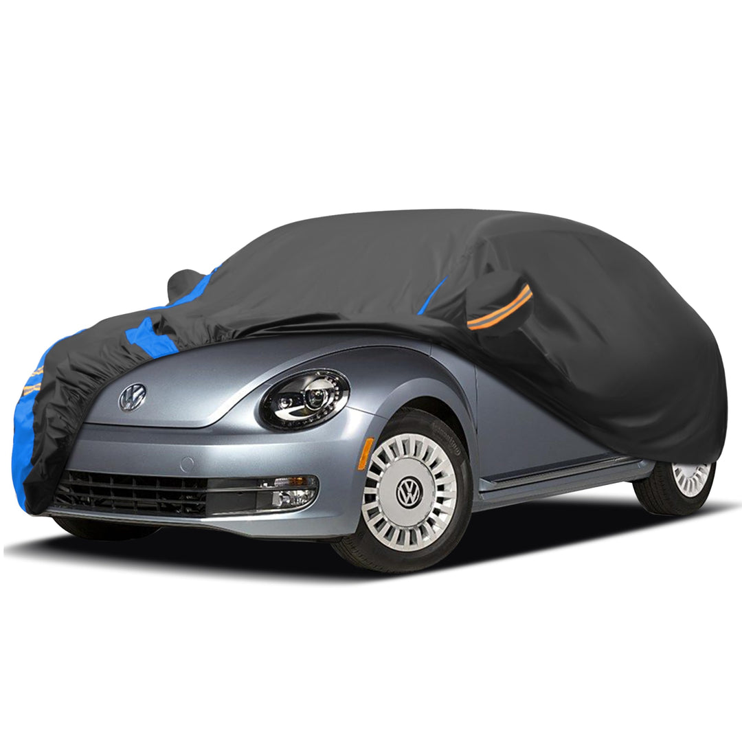 Autoabdeckung Wasserdicht Auto Abdeckplane,Autohülle Autoplane Winter & Sommer für Garage Staubdich