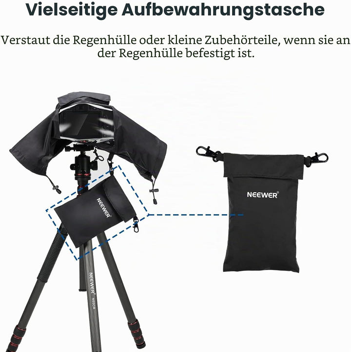 NEEWER Kamera Regenschutz, klein, strapazierfähiges Nylon, kompatibel mit Sony A7 A9 Canon 7D 5D Nik