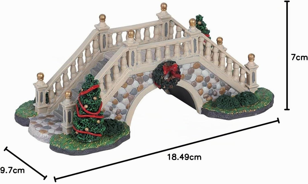 Lemax - Park Footbridge 63567 Brücke Weihnachtsdorf Winterdorf
