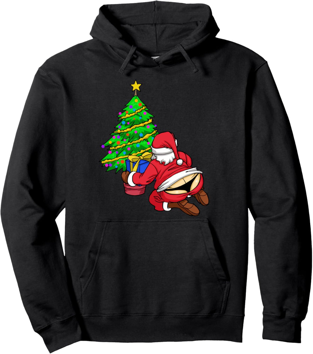 Lustiger Weihnachtsmann im Tanga-Weihnachtsgeschenk für Baum Pullover Hoodie