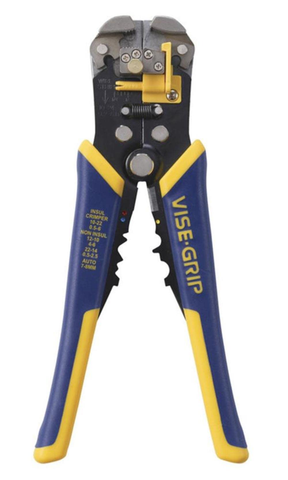 Irwin Vise-Grip Abisolierzange, 5,1 cm Backe, schneidet 10–24 AWG, ProTouch-Griff (2078300) 8" (200m