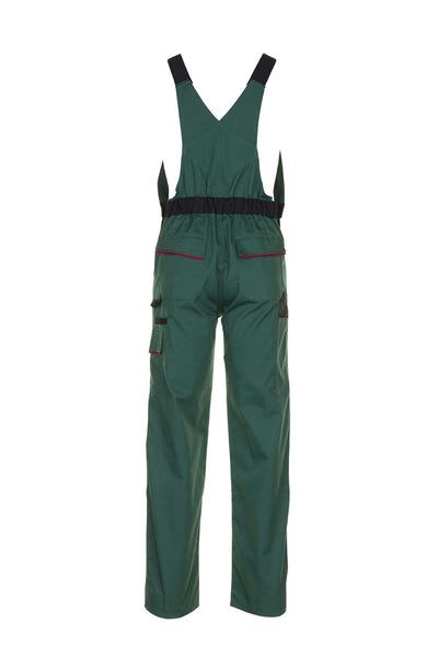 Planam Highline Herren Latzhose grün schwarz rot Modell 2335 Grösse 44 grün/schwarz/rot 44, grün/sch
