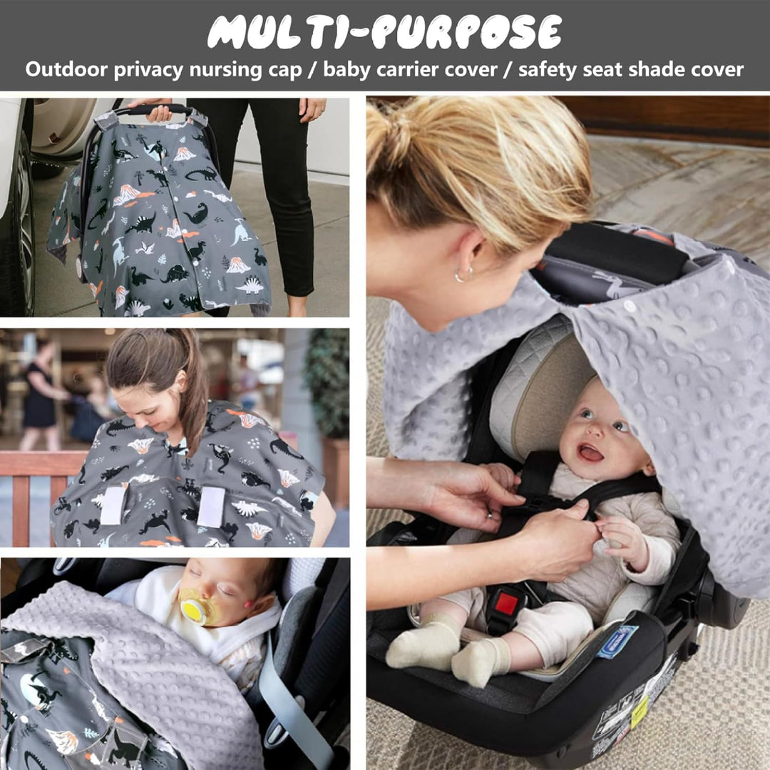 Baby-Autositzbezug, Sonnenschutz, atmungsaktiv, weich, Baby-Autositzbezug mit Druckknopf, für Kinder