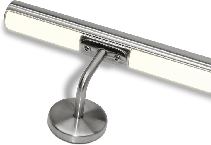 Handlauf für Treppen aus Edelstahl | Handlauf mit LED warmweiss kaltweiss mehrfarbig Vorbereitung LE