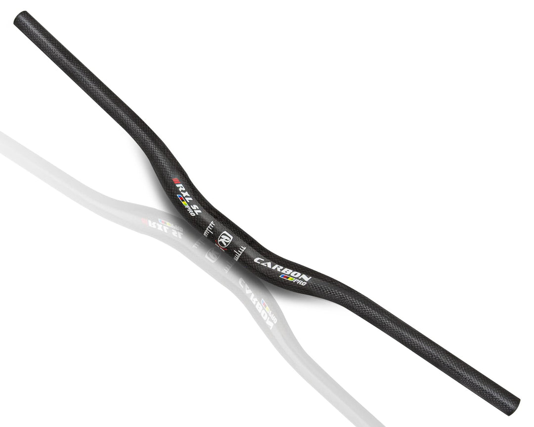 RXL SL Carbon MTB Lenker 31,8 3K Glänzend Fahrrad Riser Bars 740mm High Riser für Downhill Radfahren