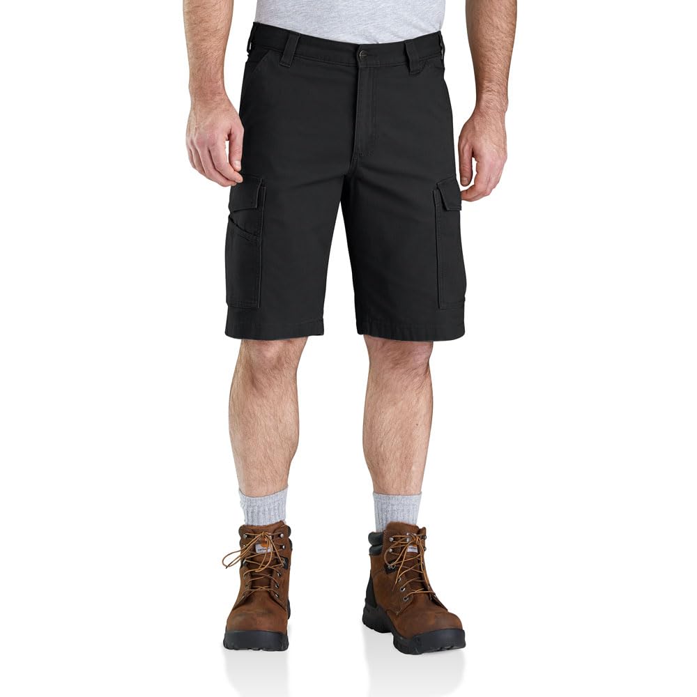 Carhartt Herren Force Relaxed Fit Lightweight Ripstop Cargo Work Shorts 32W Schwarz, 32W Schwarz