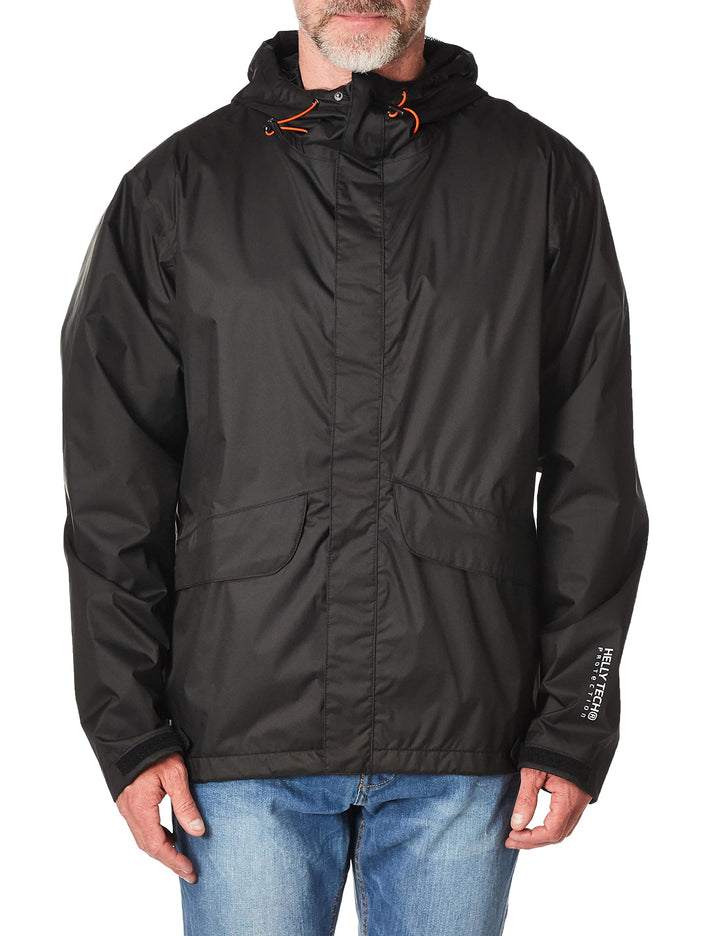 Helly Hansen Herren Waterloo wasserdichte Arbeitsjacke M Schwarz, M Schwarz
