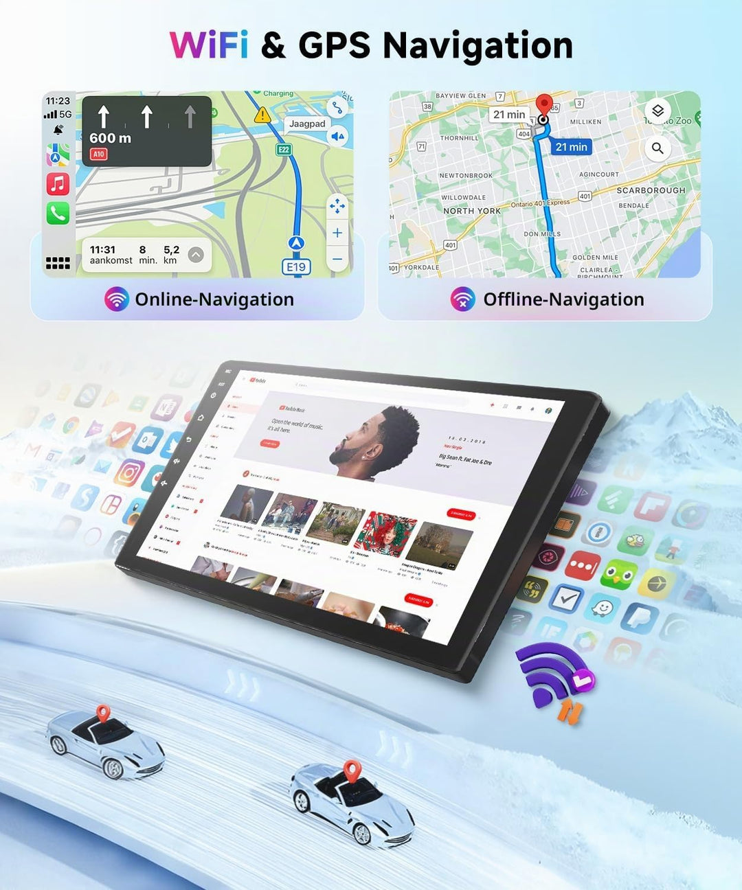 VECHTEL Autoradio 2G+64G Android 15 für Suzuki Swift 2011-2017 Suzuki Ertiga 2012-2017, 9 Zoll HD 2.