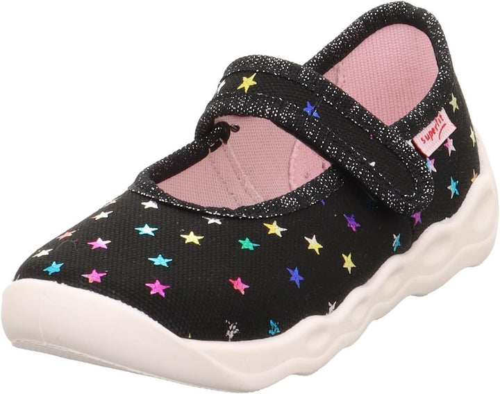 Superfit BUBBLE Hausschuhe 1-006271 Mädchen 23 EU Schwarz 0030, 23 EU Schwarz 0030