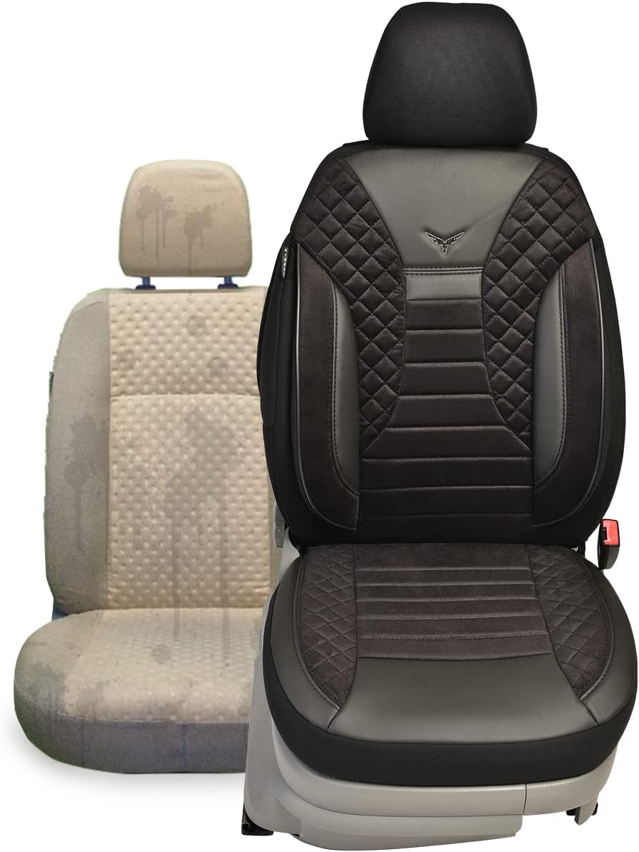 BREMER SITZBEZÜGE Mass Auto Schonbezüge kompatibel mit Mercedes Sprinter W907/910 Fahrer & Beifahrer